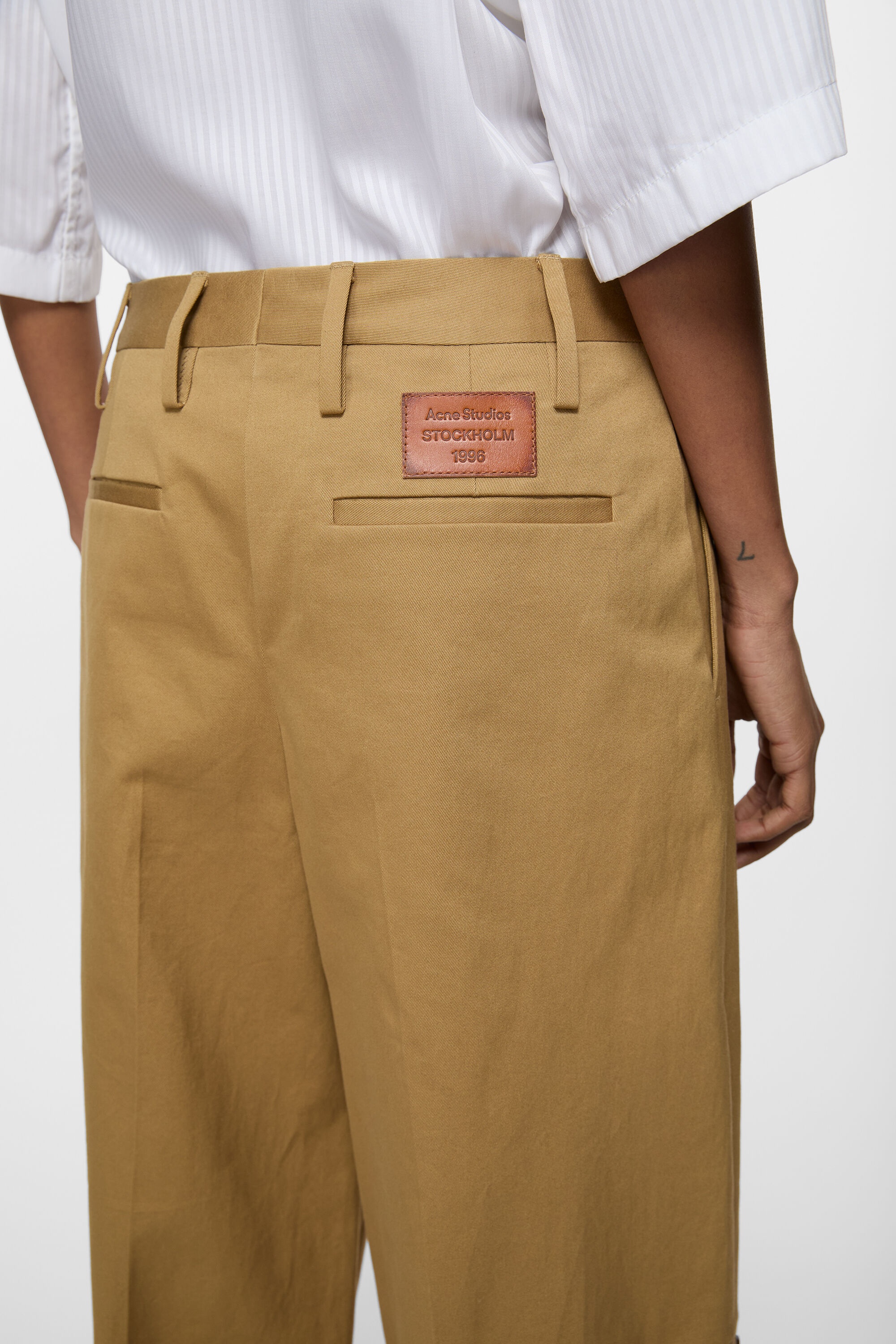 Twill trousers - Faded ochre - 5