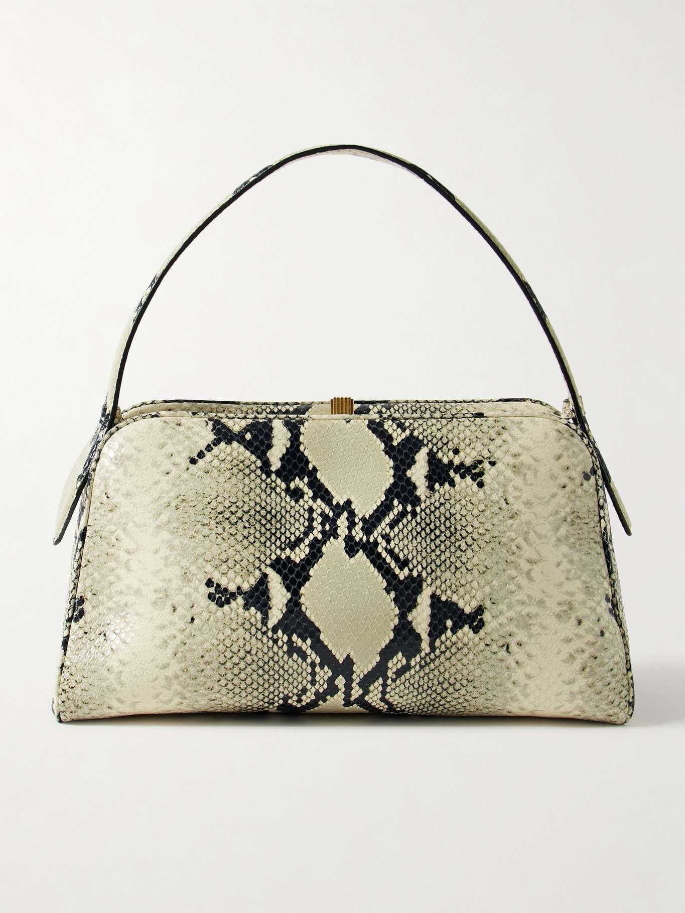 Cate snake-effect leather tote - 1