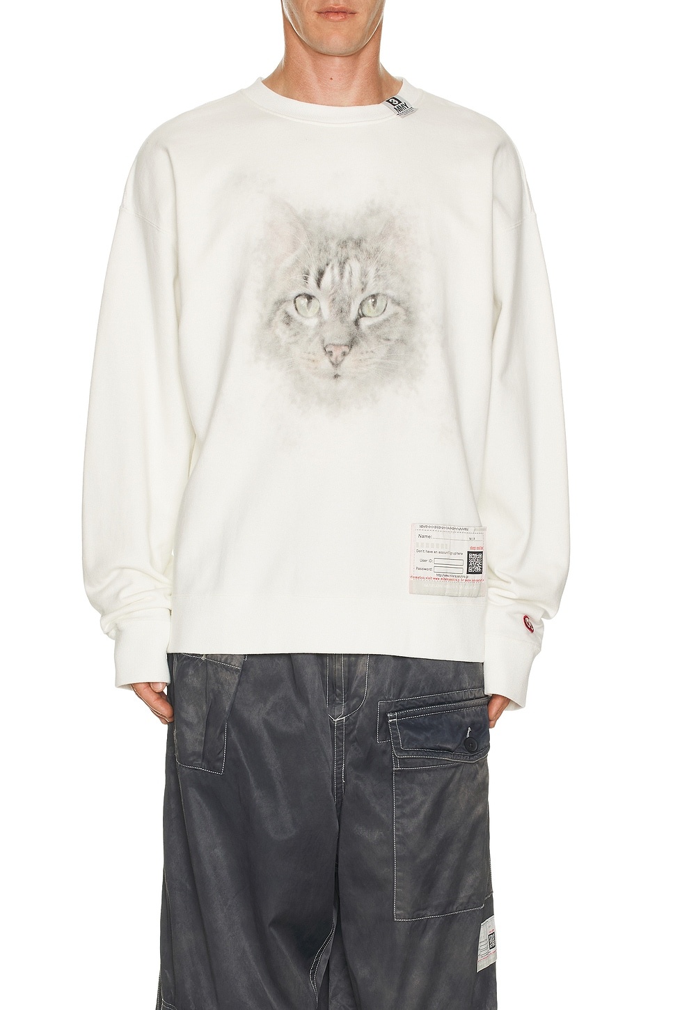 Cat Printed Pullover - 4