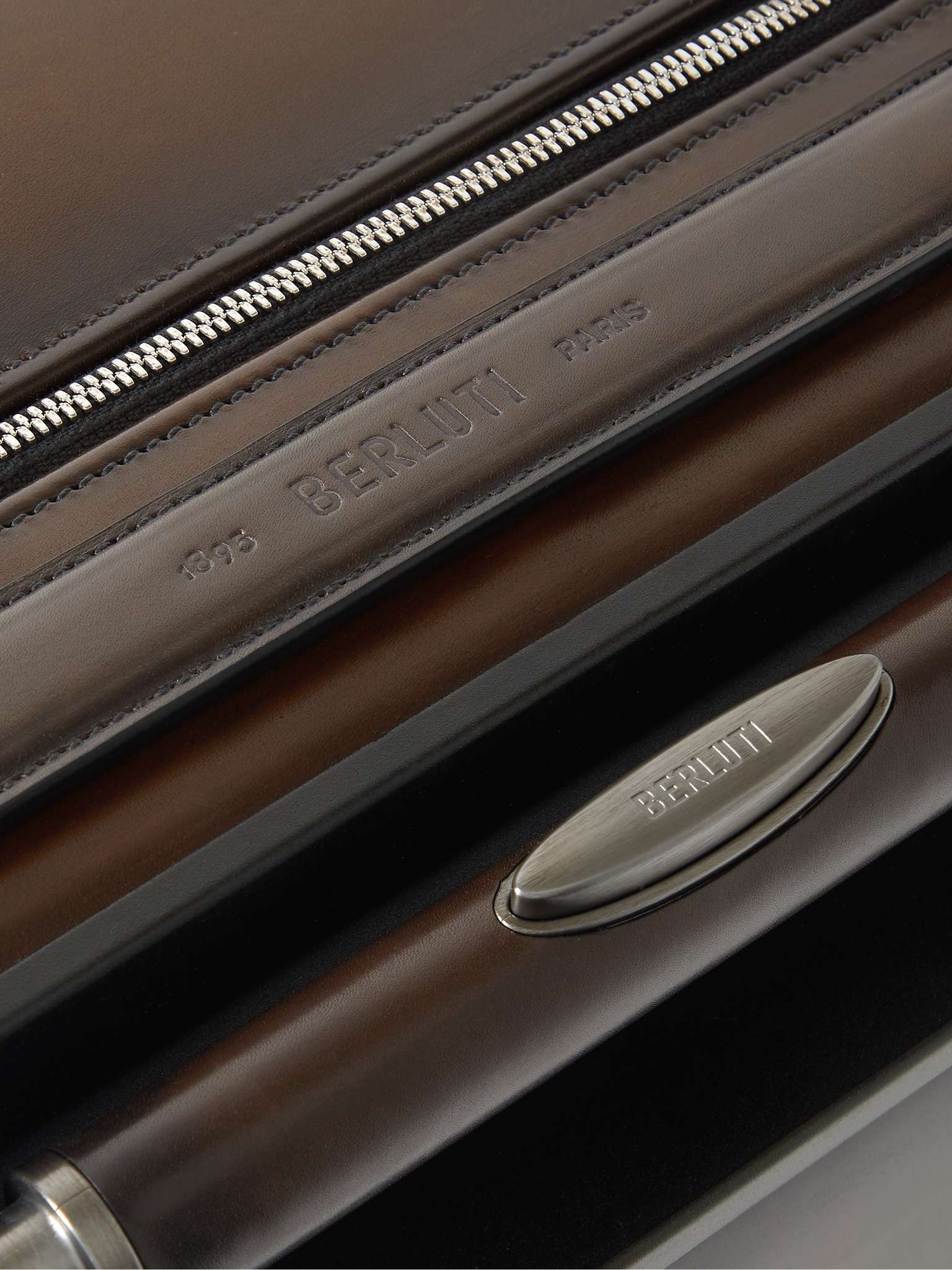 Formula 1005 Scritto Venezia Leather Carry-On Suitcase - 5