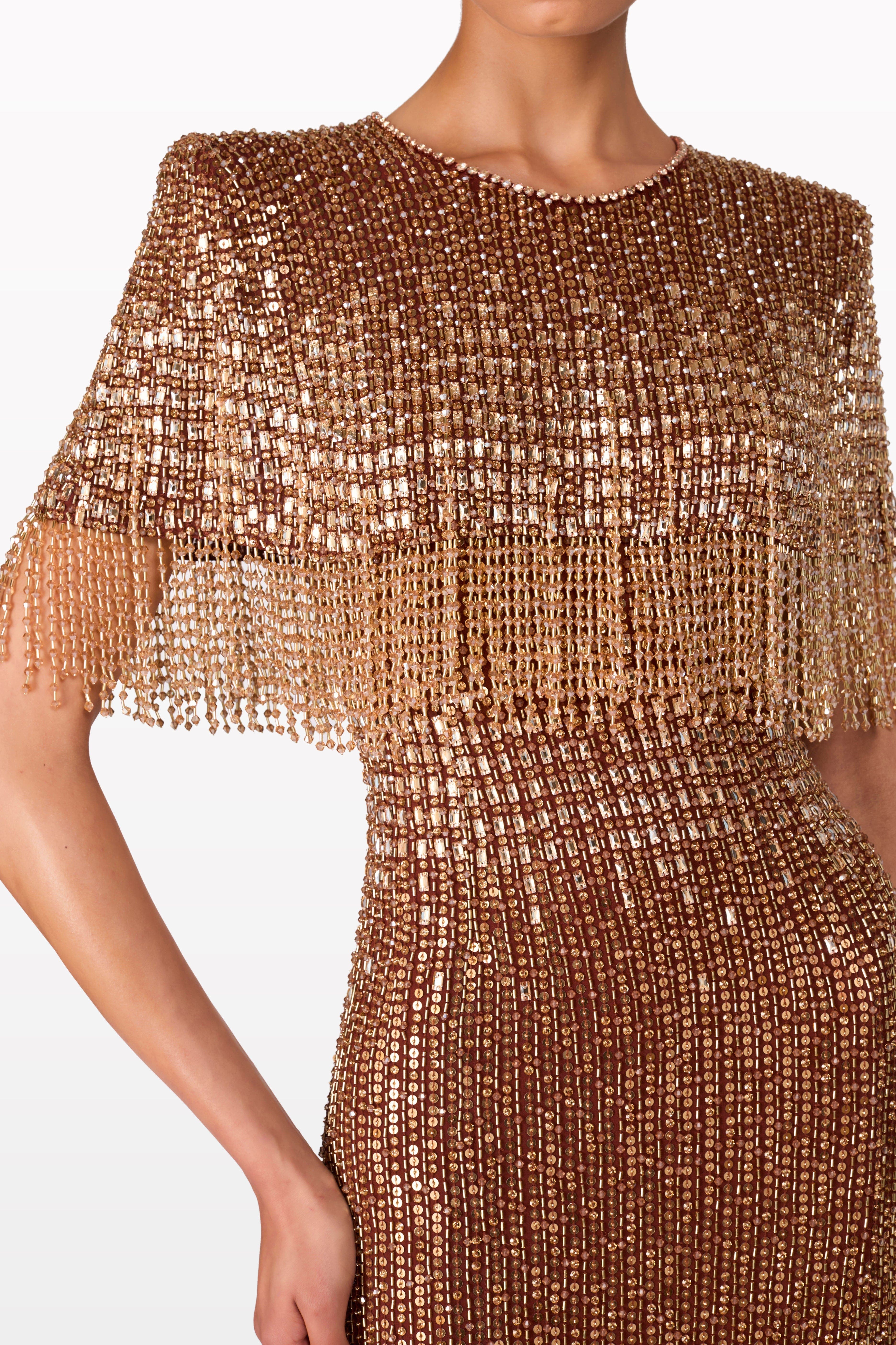 Jenny Packham Lyla in Bronze at Nordstrom - 4