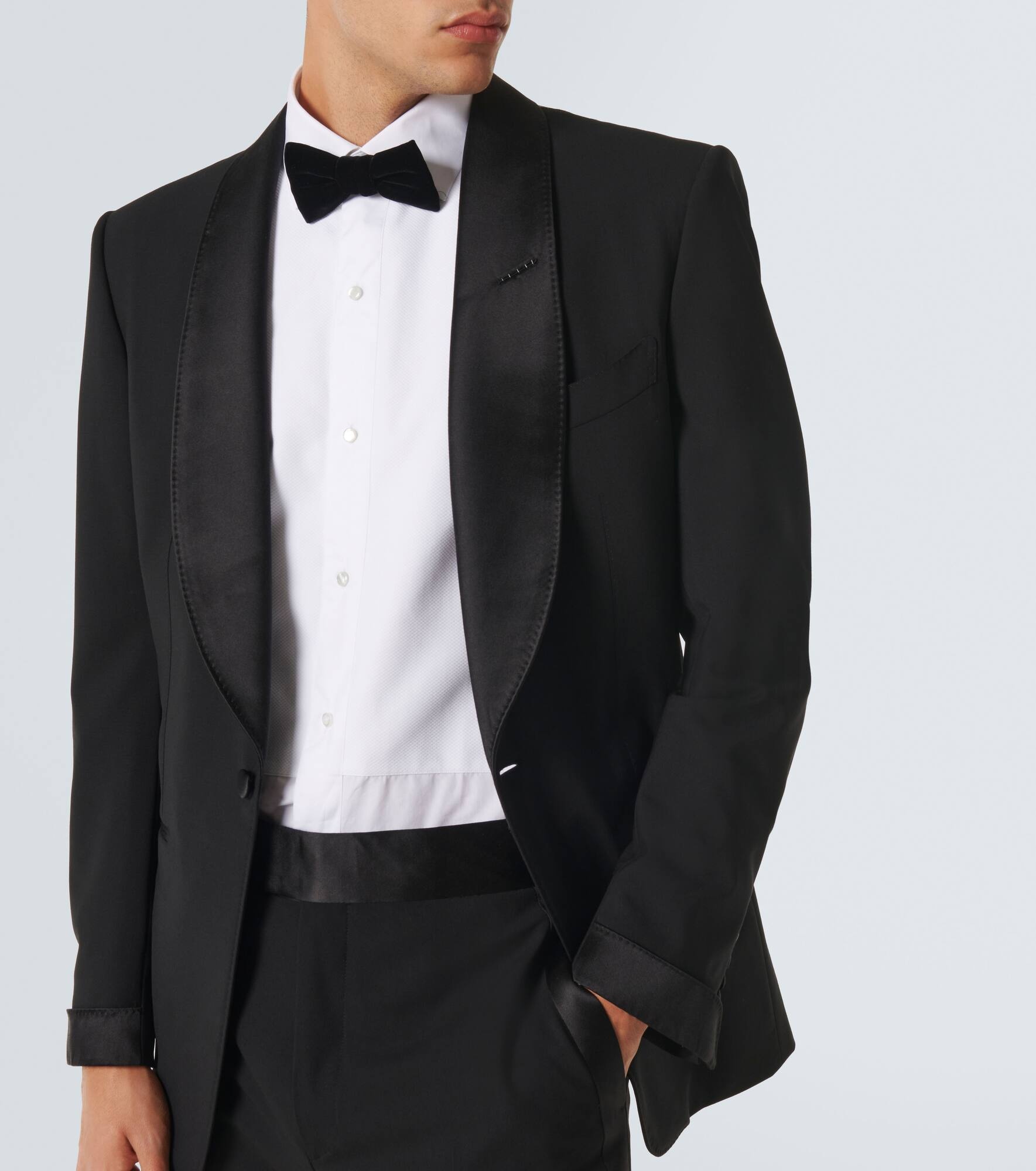 Cotton tuxedo shirt - 5