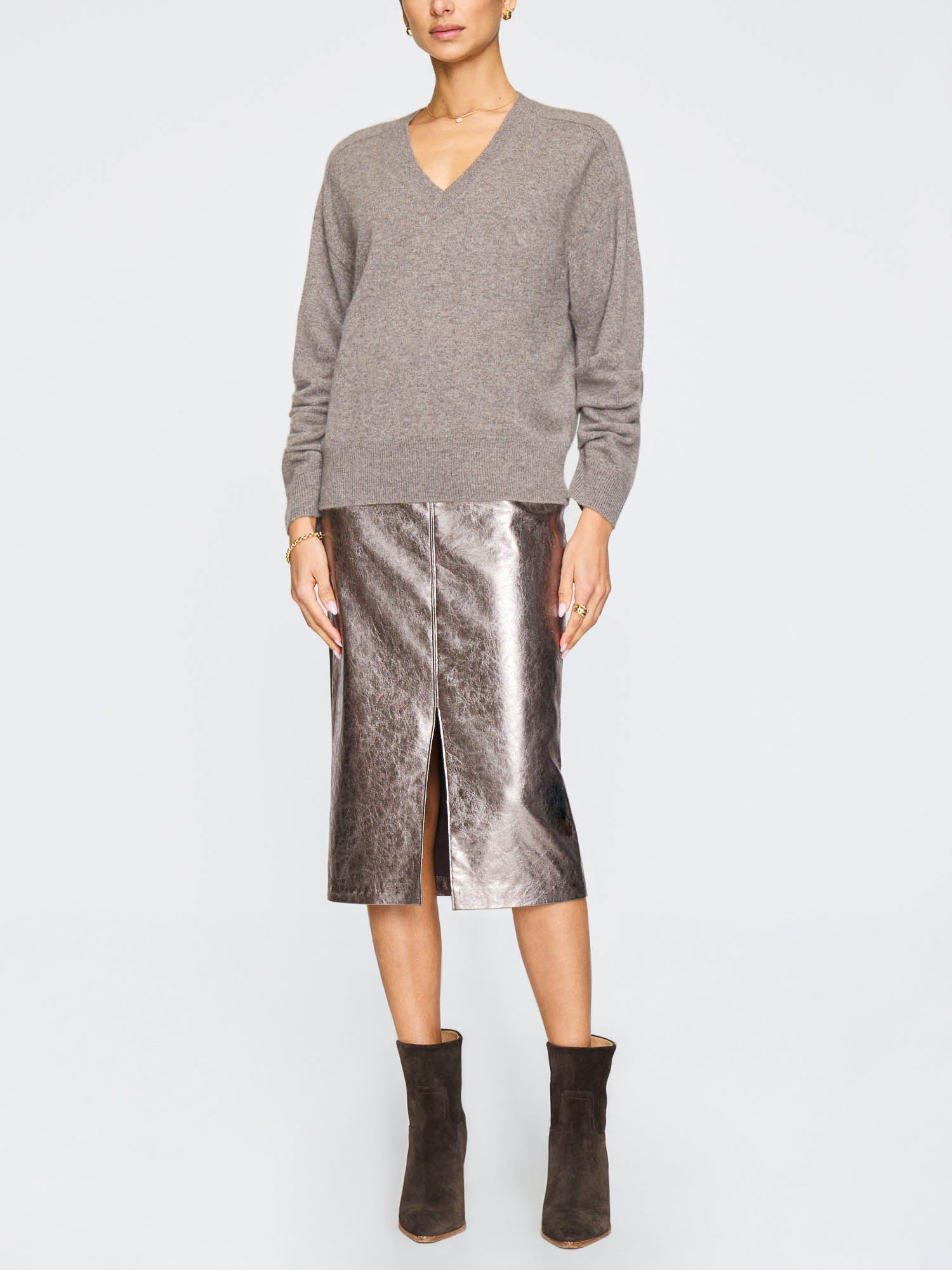 The Ennes Ruched Cashmere Sweater - 8