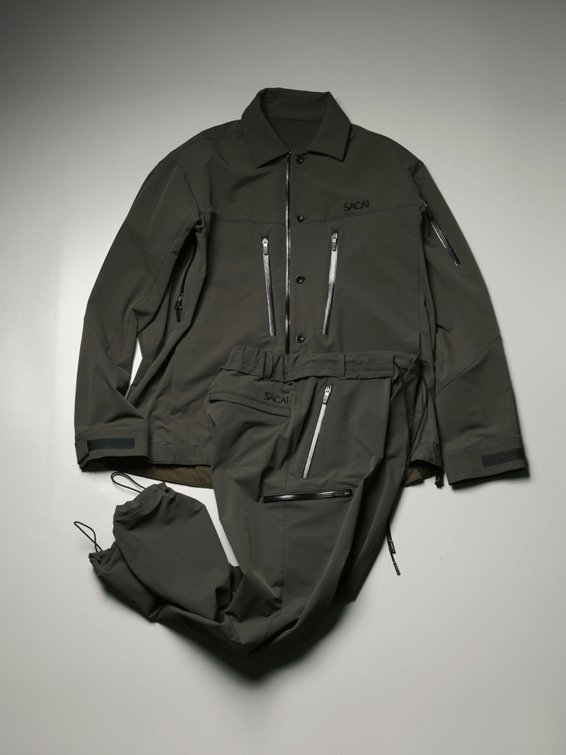 Nylon Stretch Water-Repellent Pants 5