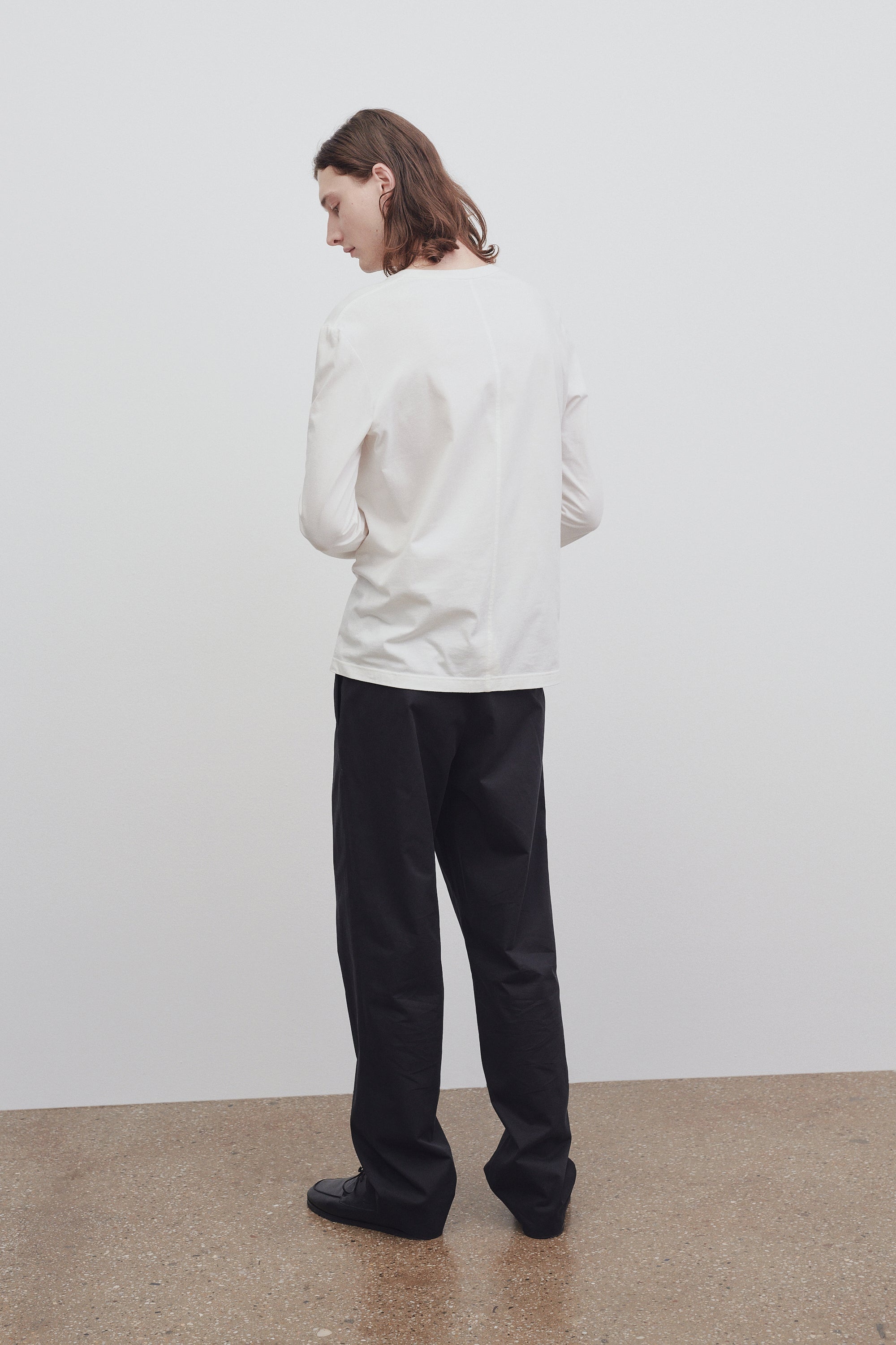 The Row Jonah Pant in Cotton and Cashmere | REVERSIBLE