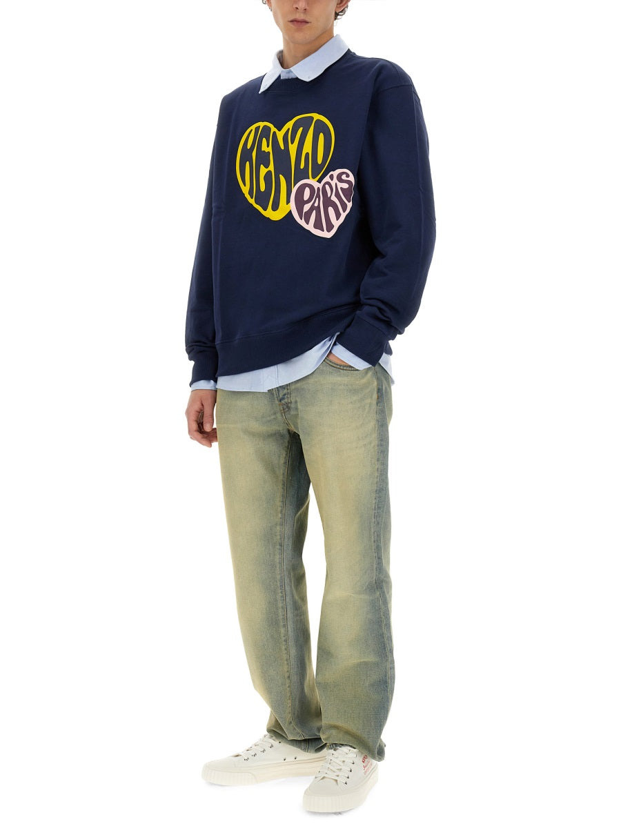 Kenzo Men Slim Bara Jeans 'Kenzo Drawn Varsity' - 2