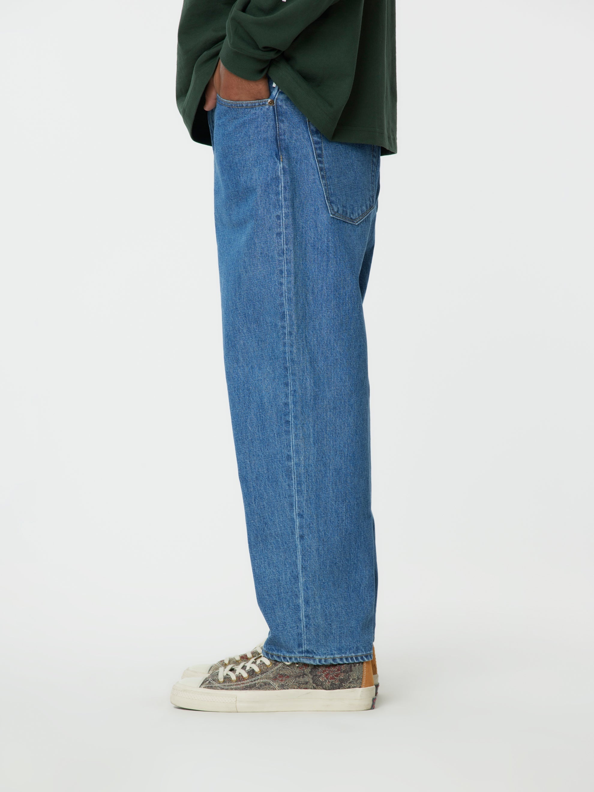 BLUES STRAIGHT / TROUSERS / COTTON. DENIM (INDIGO)