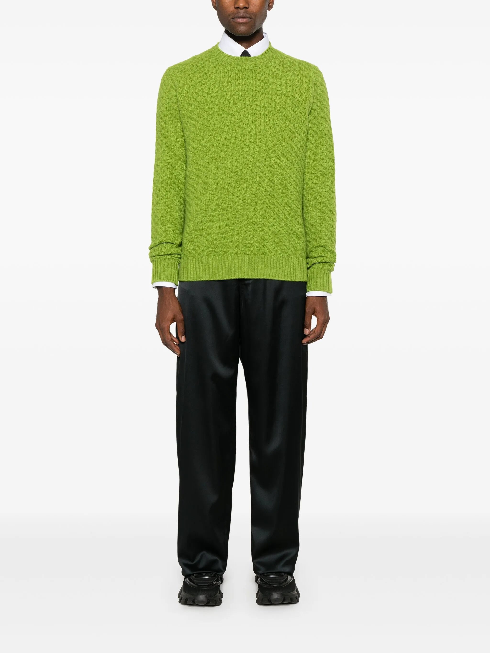 Ribbed-knit Jumper - 2