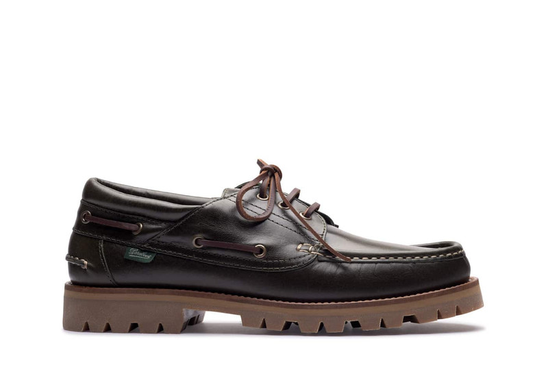 Briac Green Smooth - Rubber Sole 1