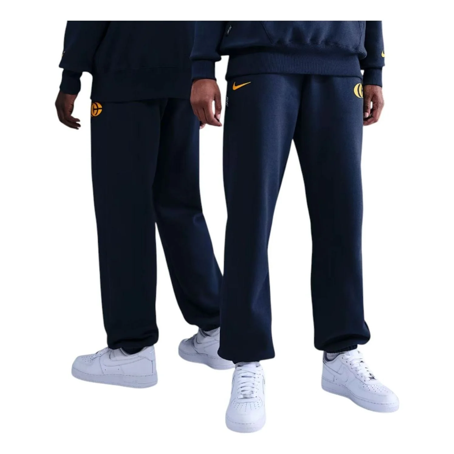 Nike x Caitlin Clark Phoenix Fleece Pants 'Midnight Navy Amarillo' IQ5643-410 - 1