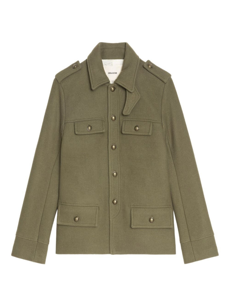 military-pocket buttoned jacket 1