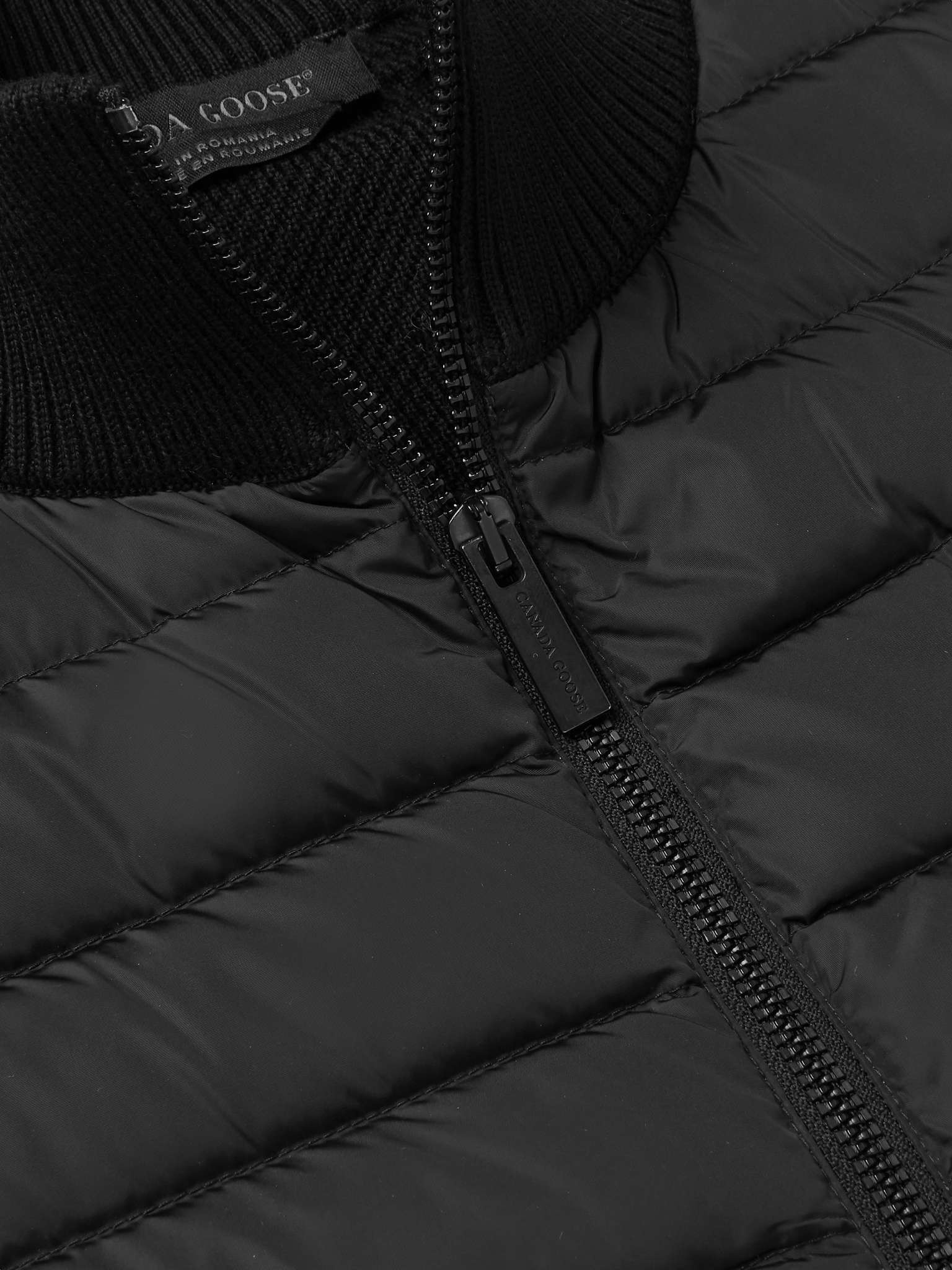 HyBridge Slim-Fit Merino Wool and Quilted Nylon Down Gilet - 5