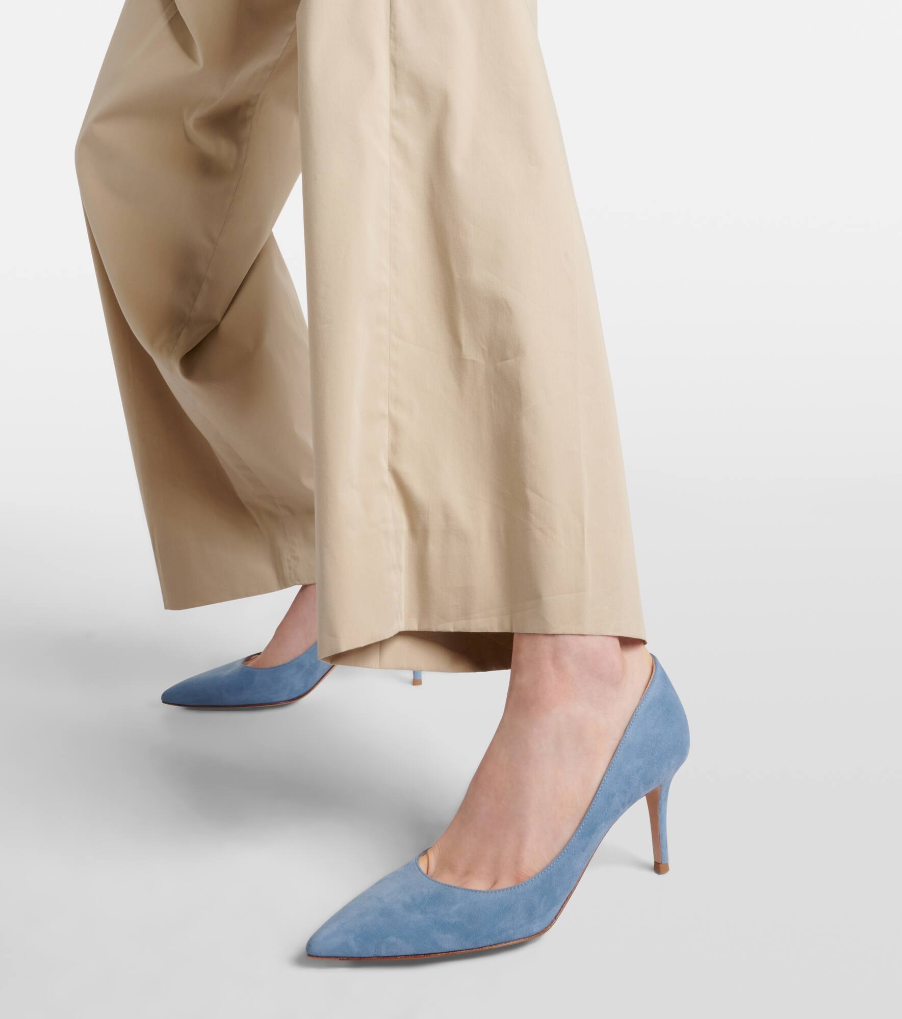 Gianvito 70 suede pumps - 4