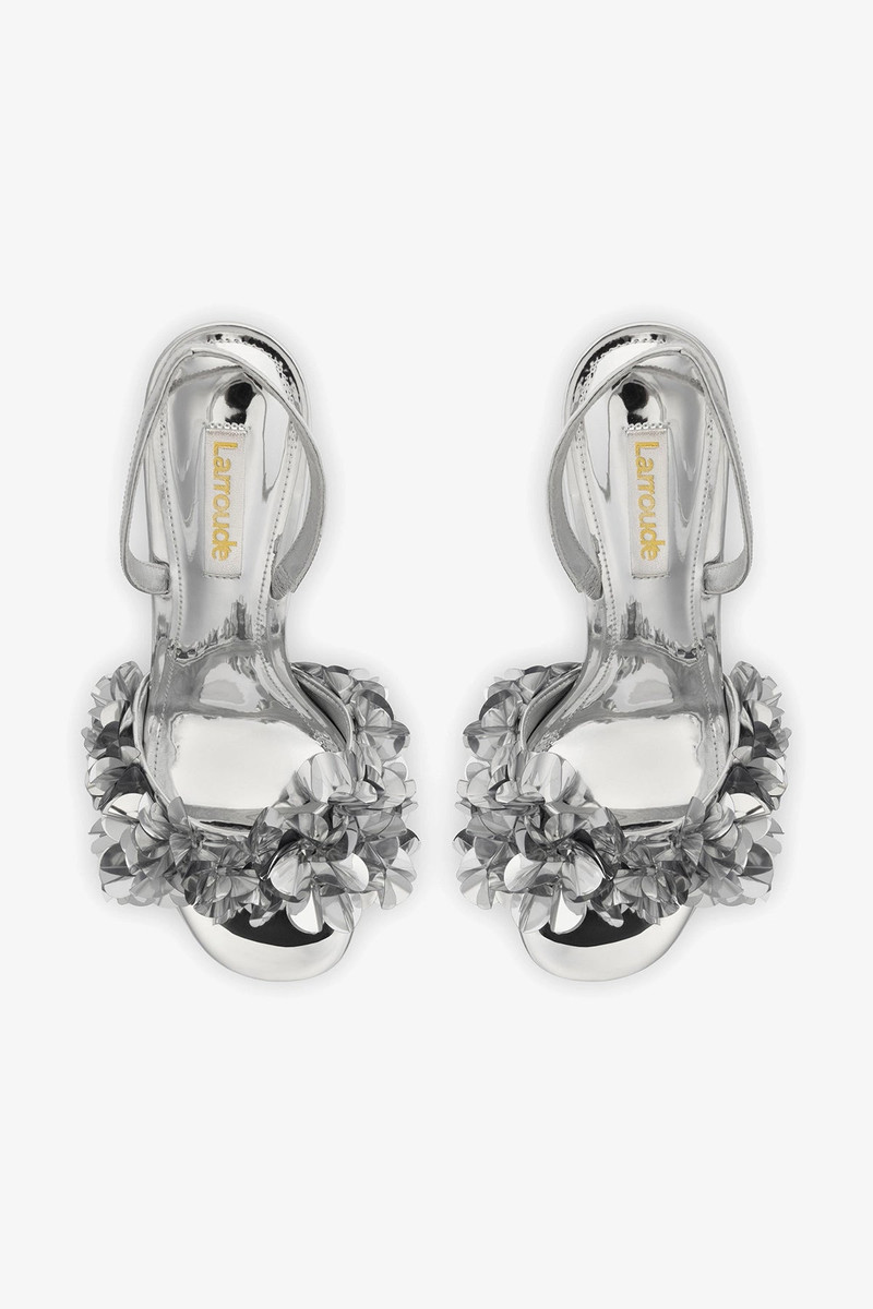 Morgan Sandal In Silver Specchio 6