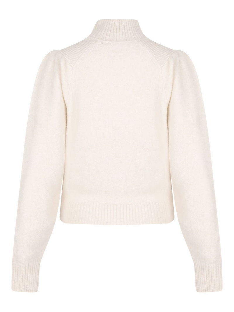 Isabel Marant high-neck puff-sleeve sweater outlook