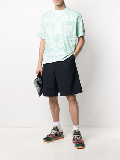 KENZO K-Tiger print oversized T-shirt outlook