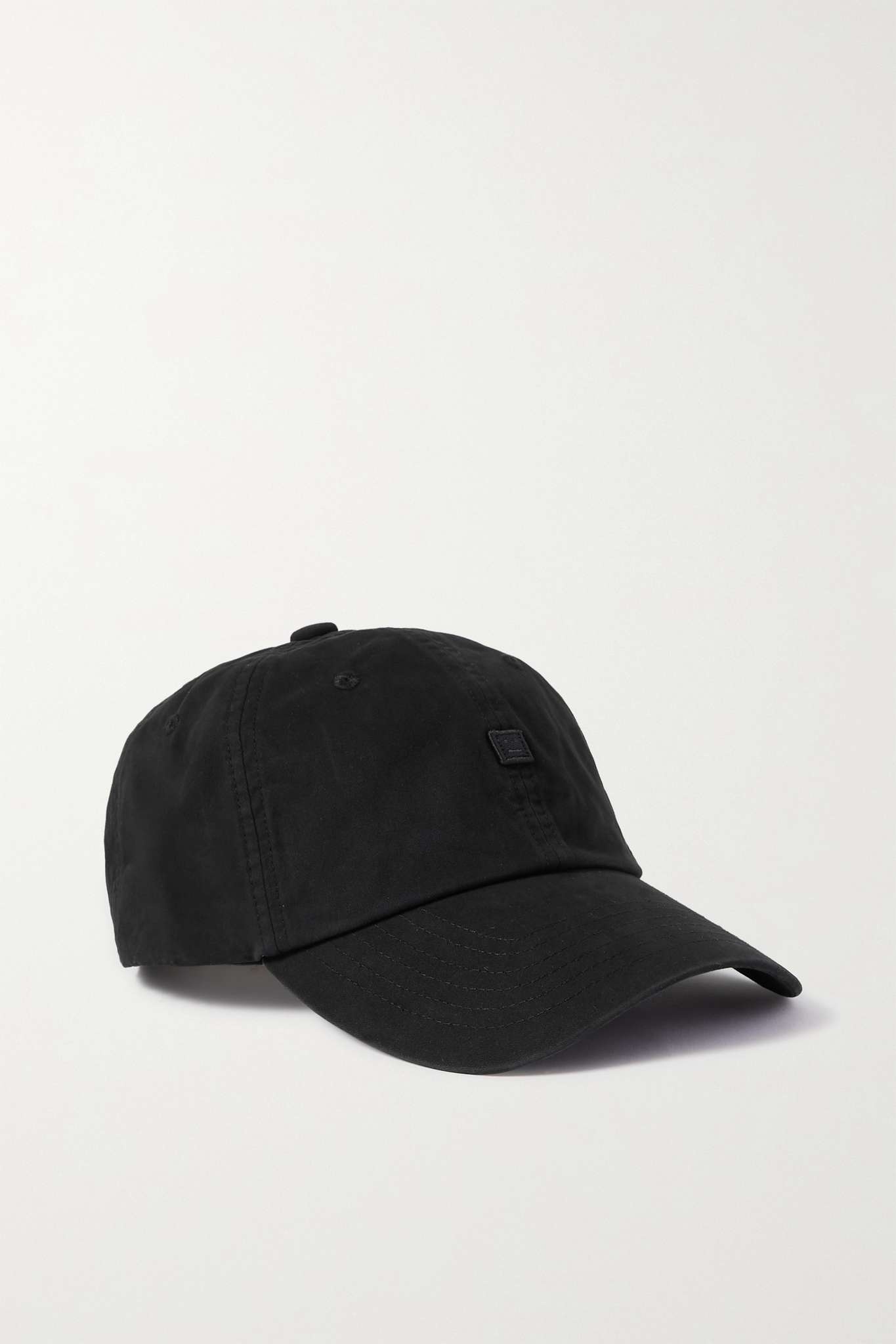 Appliquéd cotton-twill baseball cap - 1