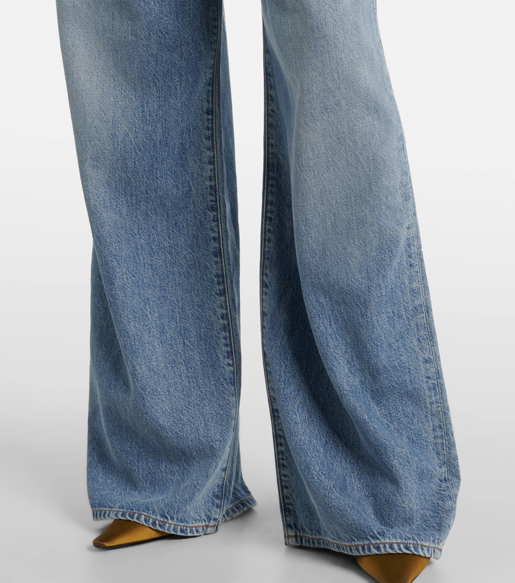 Petra high-rise wide-leg jeans - 5