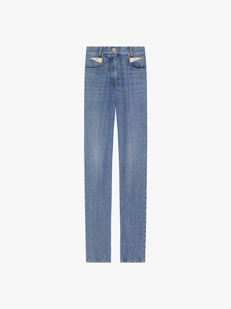 SLIM FIT JEANS 에 DENIM 와 YOKE - 1