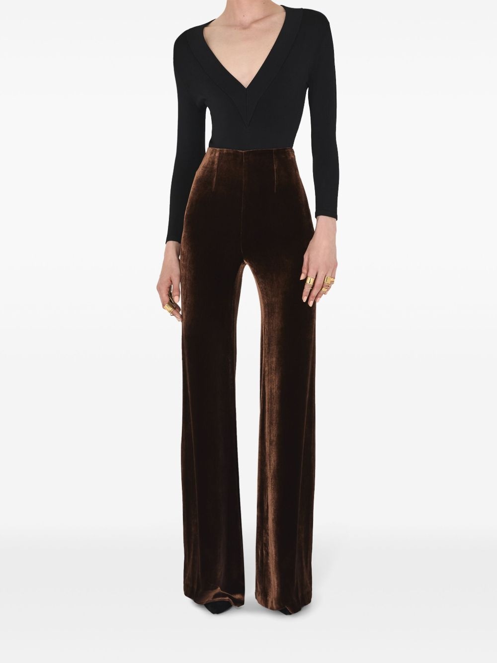 Sasha V-neck bodysuit - 2