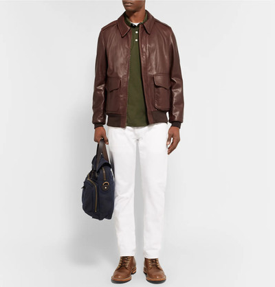 Schott A-2 Full-Grain Leather Bomber Jacket outlook