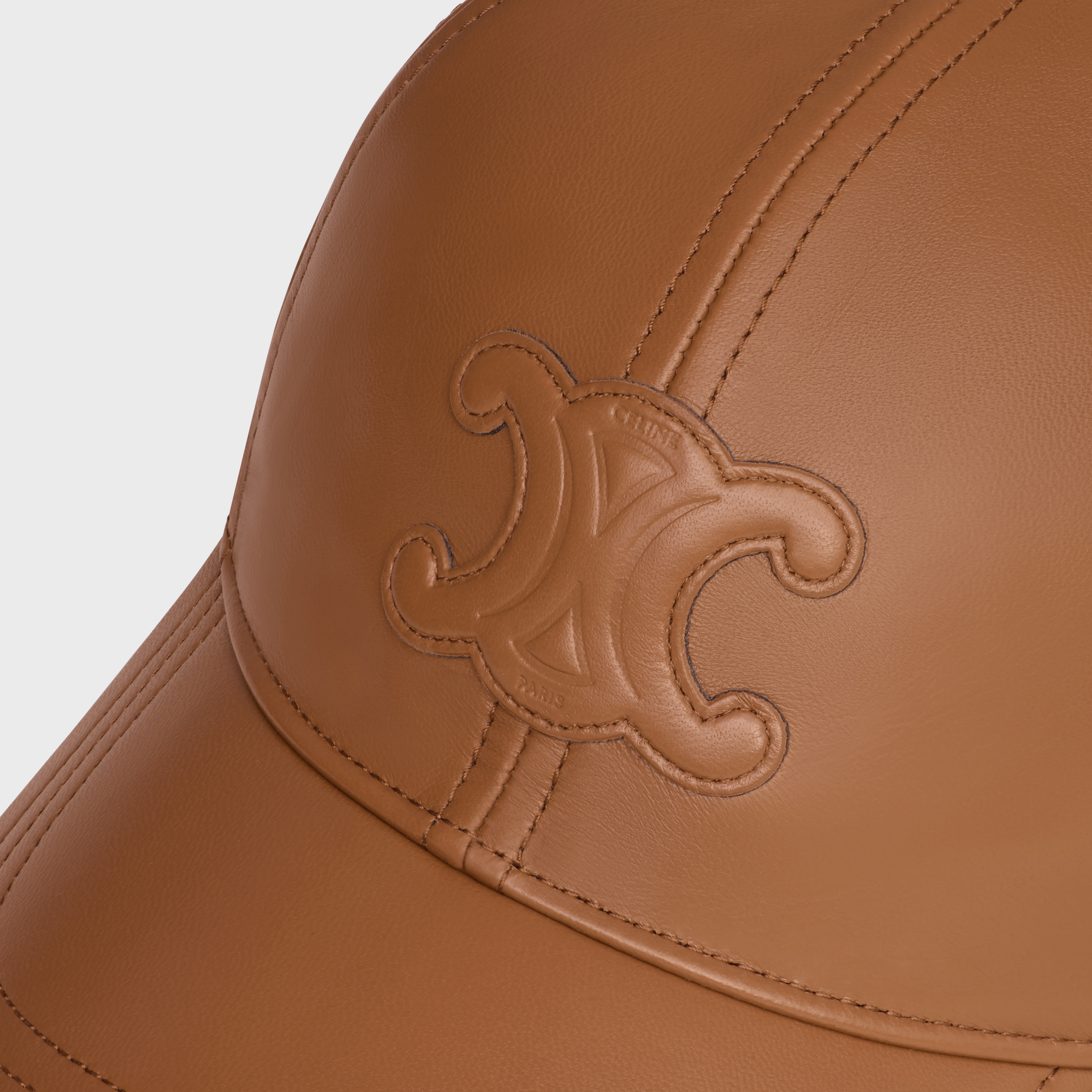 Triomphe baseball cap in lambskin - 5