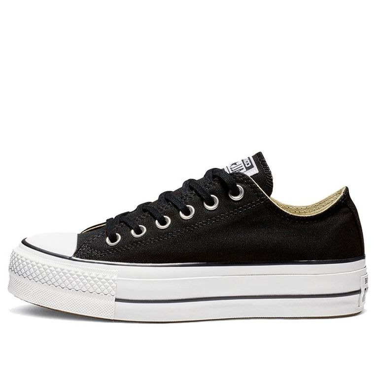 (WMNS) Converse Chuck Taylor All Star Lift Ox 'Black White' 560250C - 1