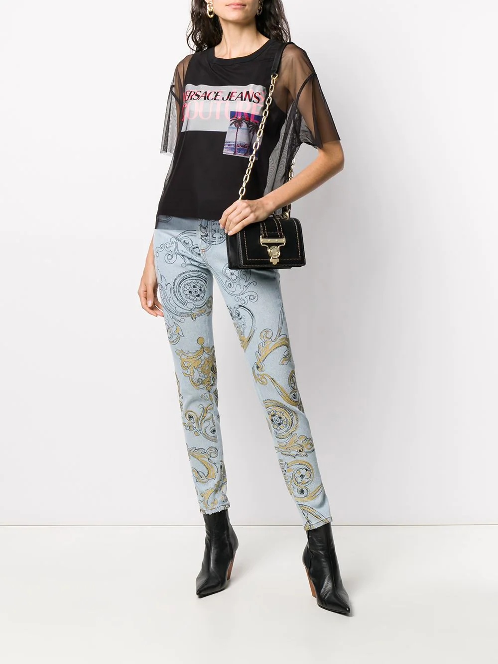 mid rise skinny jeans - 2