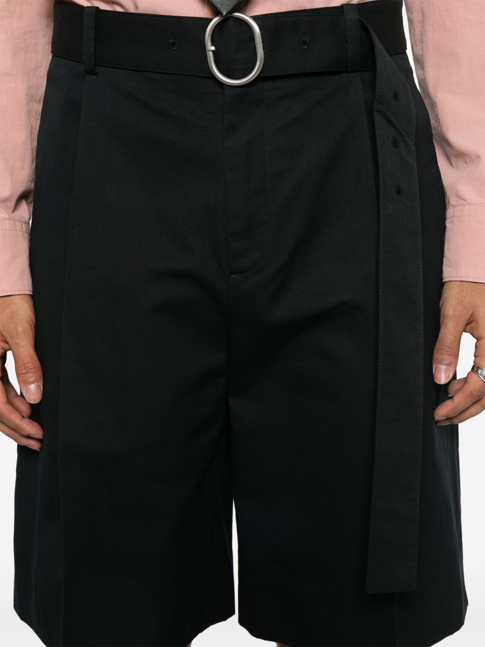 cotton poplin shorts - 5