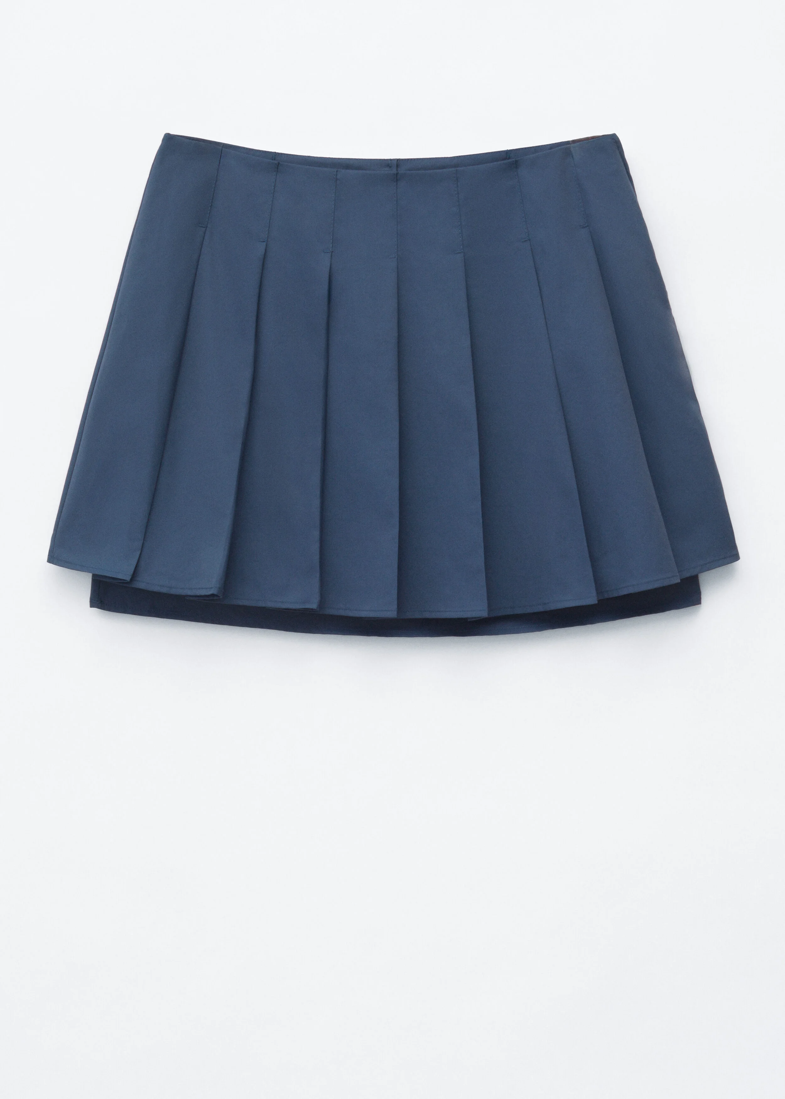 Pleated Mini Skirt - 1