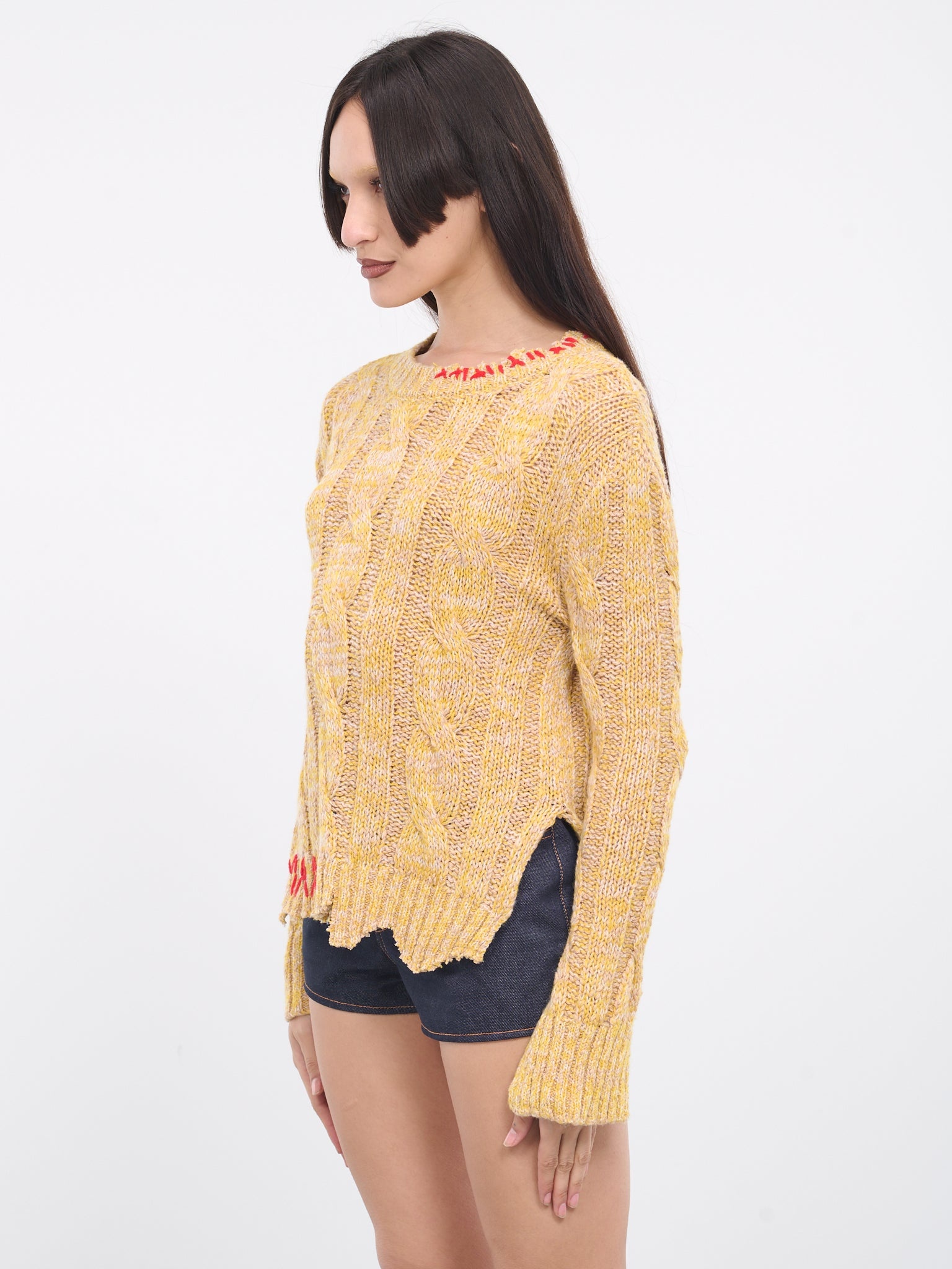 Nibbled Edges Mouliné Jumper - 2
