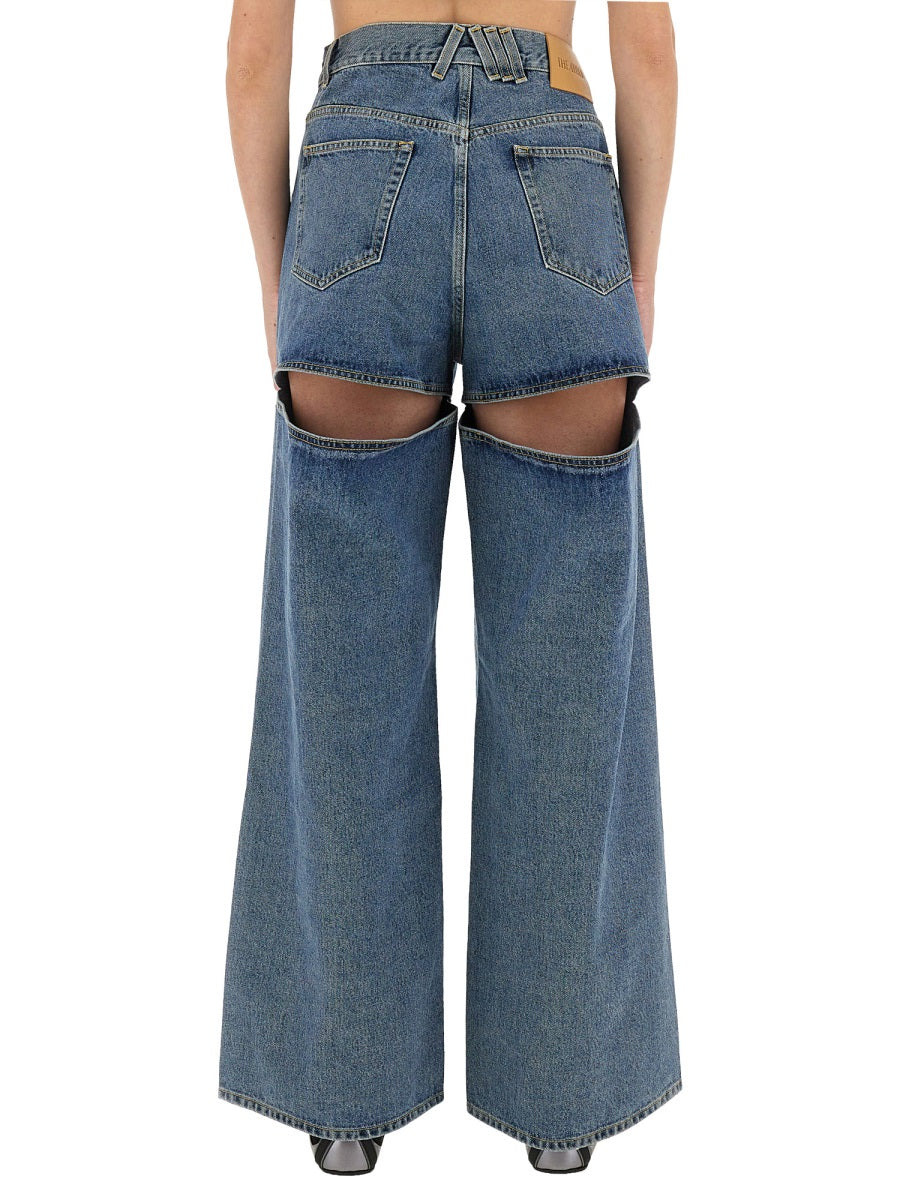 The Attico Women Long Denim Jeans - 3