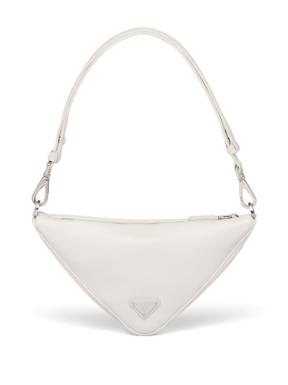 Triangle leather mini bag - 4