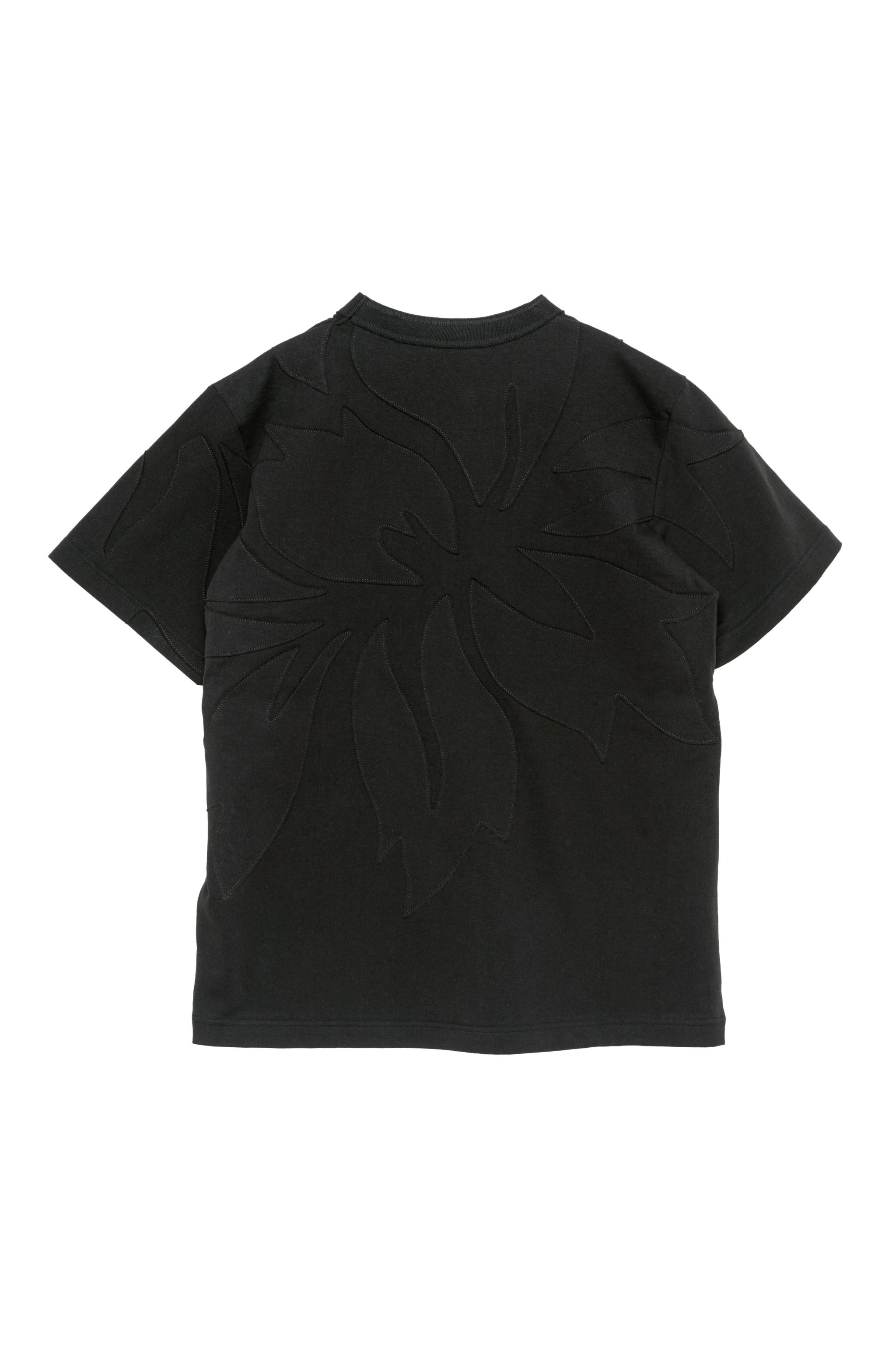 Floral Embroidered Patch T-Shirt - 3