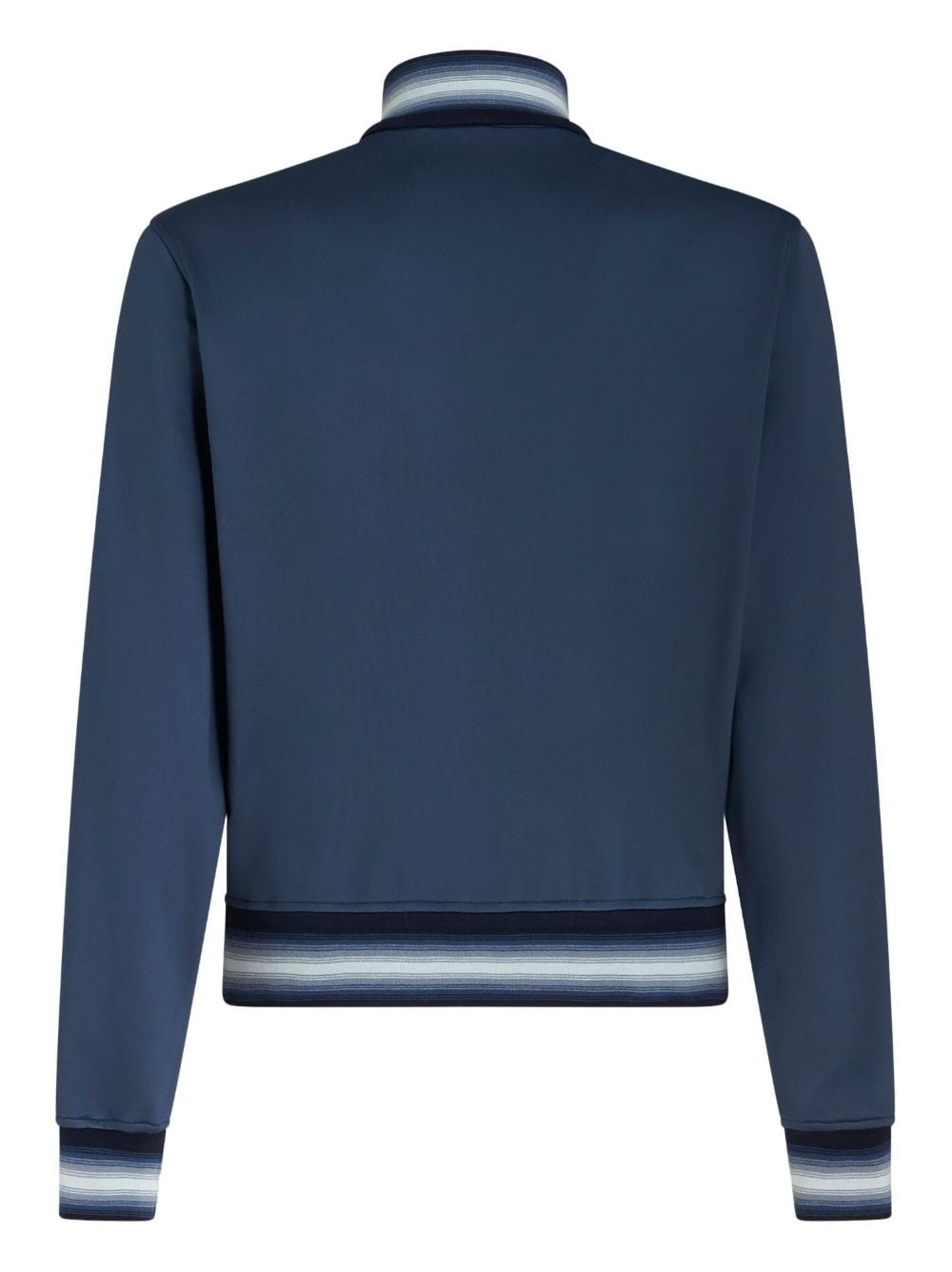 logo-embroidered stripe-detailing jacket - 6