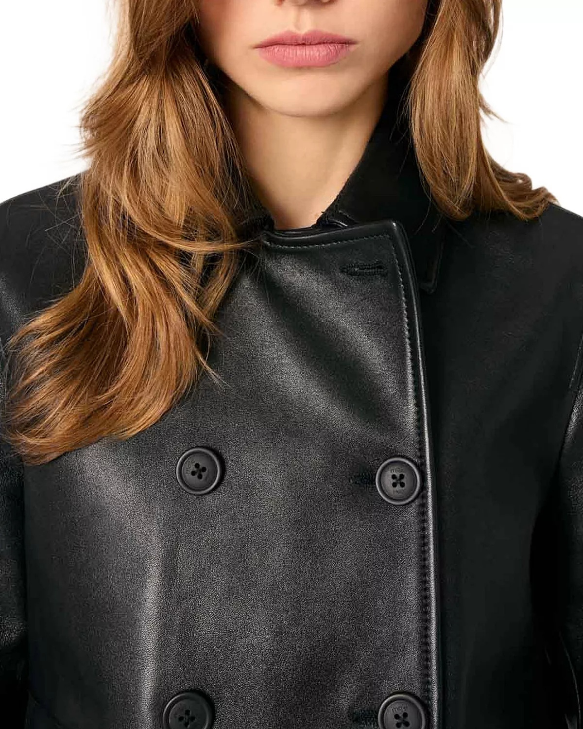 Cropped Leather Jacket - 5