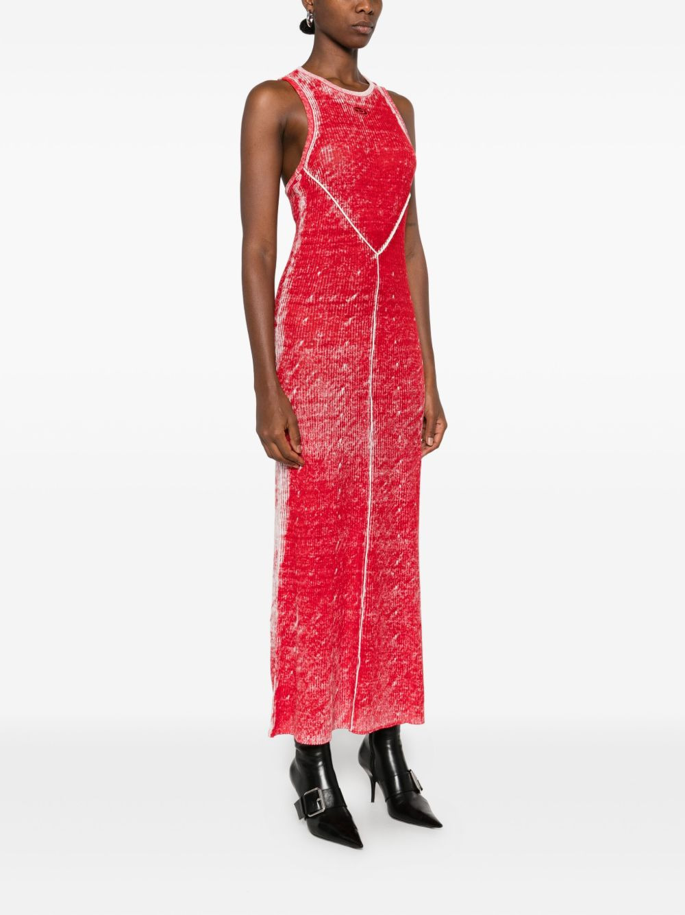 M-Rab ribbed sleeveless maxi dress - 3