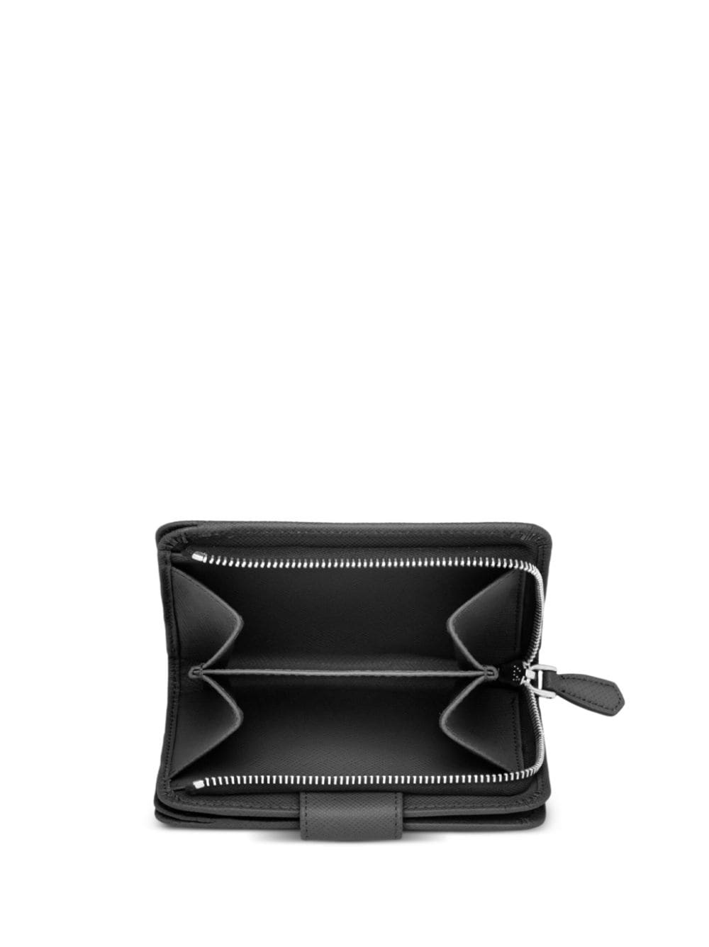 triangle-logo leather wallet - 5