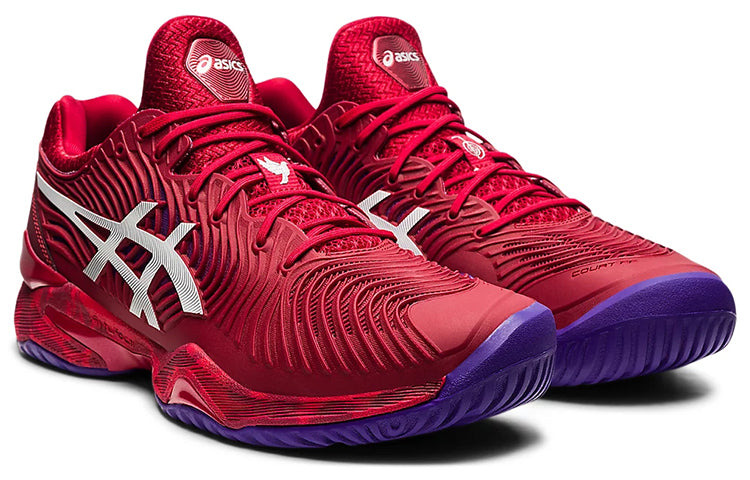 ASICS Court FF Novak 'French Open - Cranberry' 1041A089-605 - 3