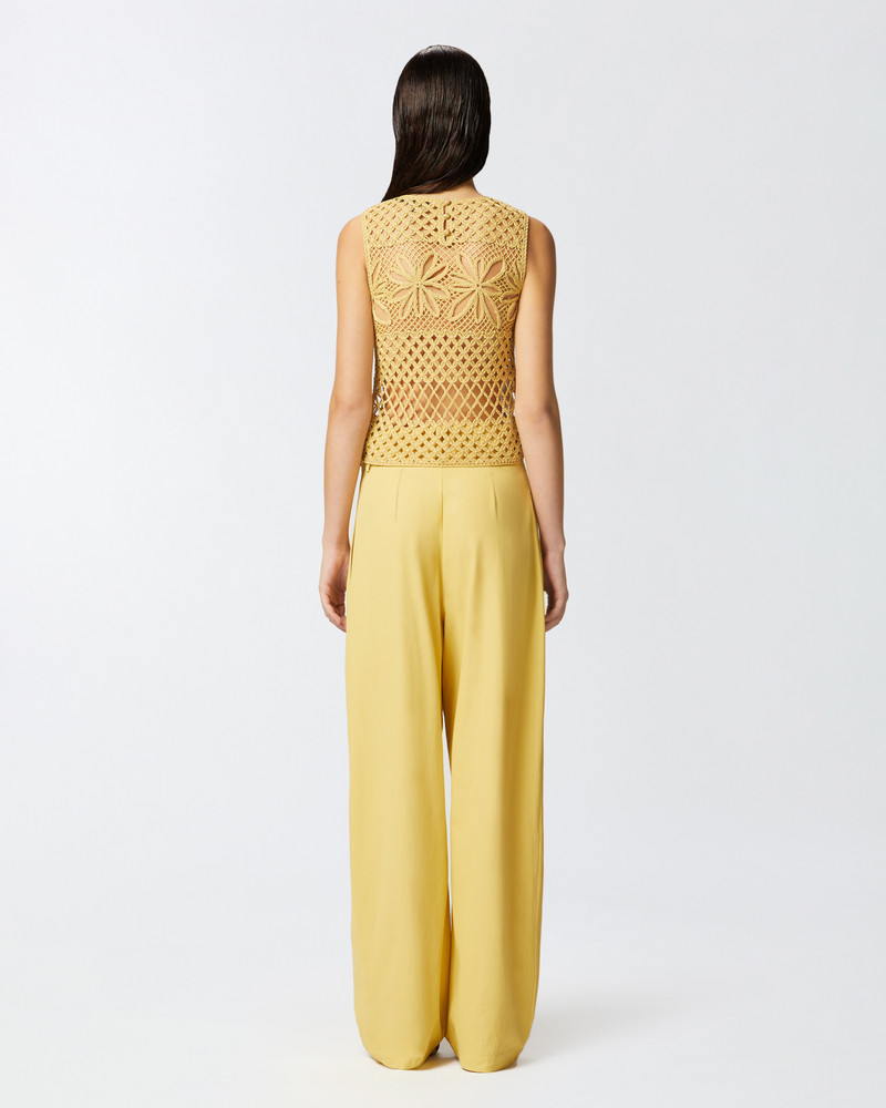 PERFORATED CROCHET SLEEVELESS TOP 4