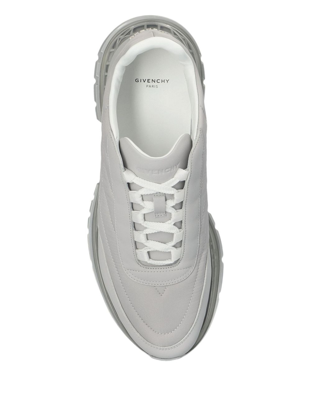 quilted translucent-sole sneakers - 3