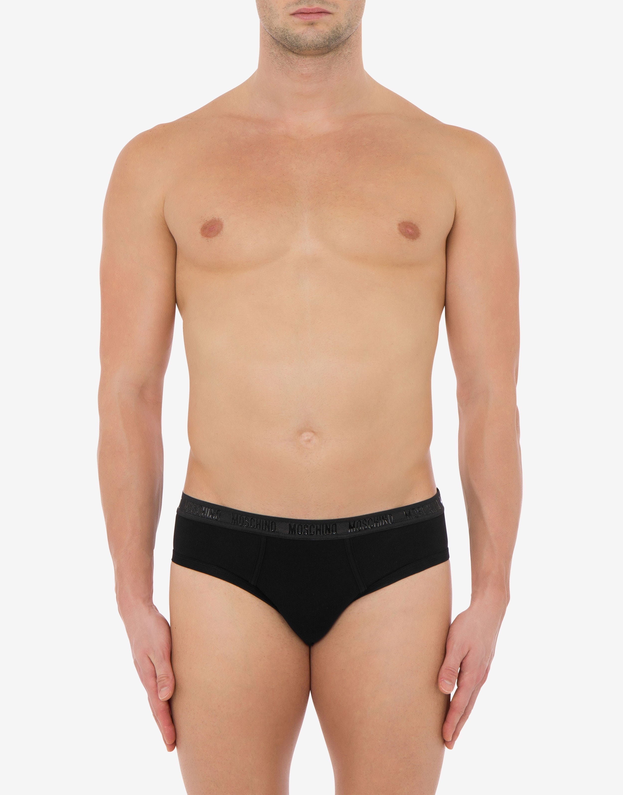 LOGO BAND STRETCH JERSEY BRIEFS - 3