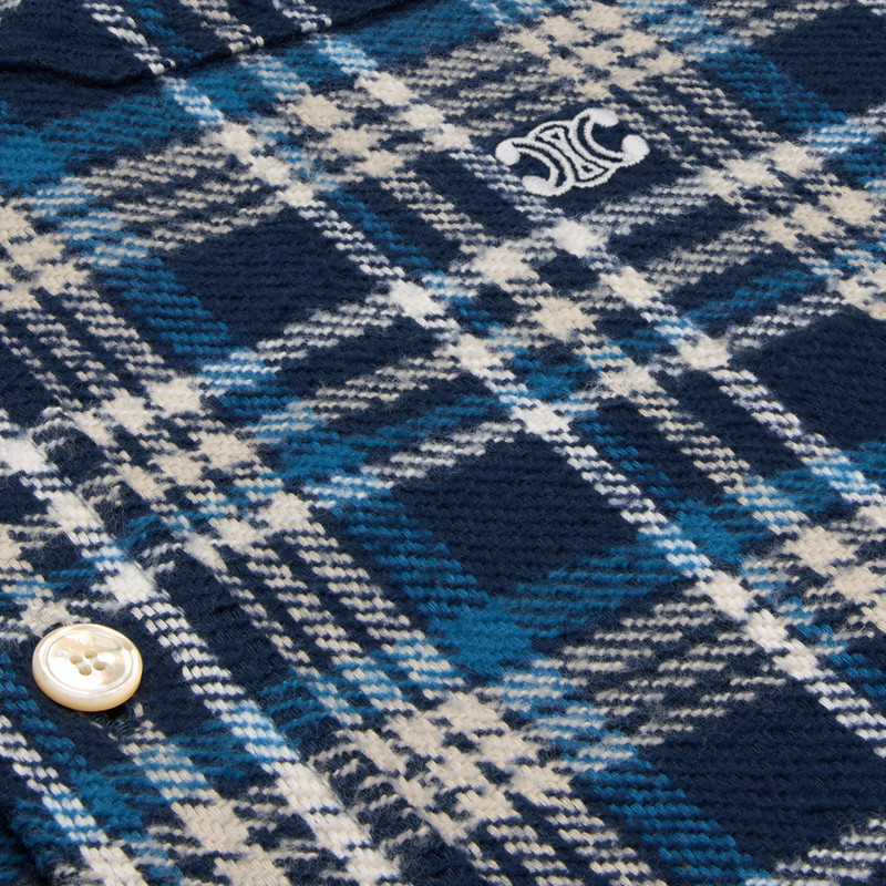 loose lumberjack shirt in check cotton 4