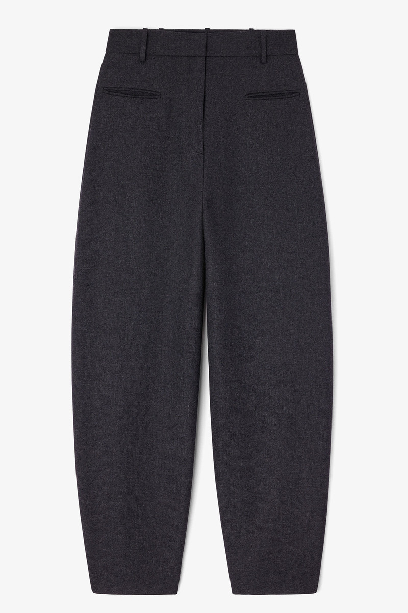 GREY WOOL SUITING PANTS 1