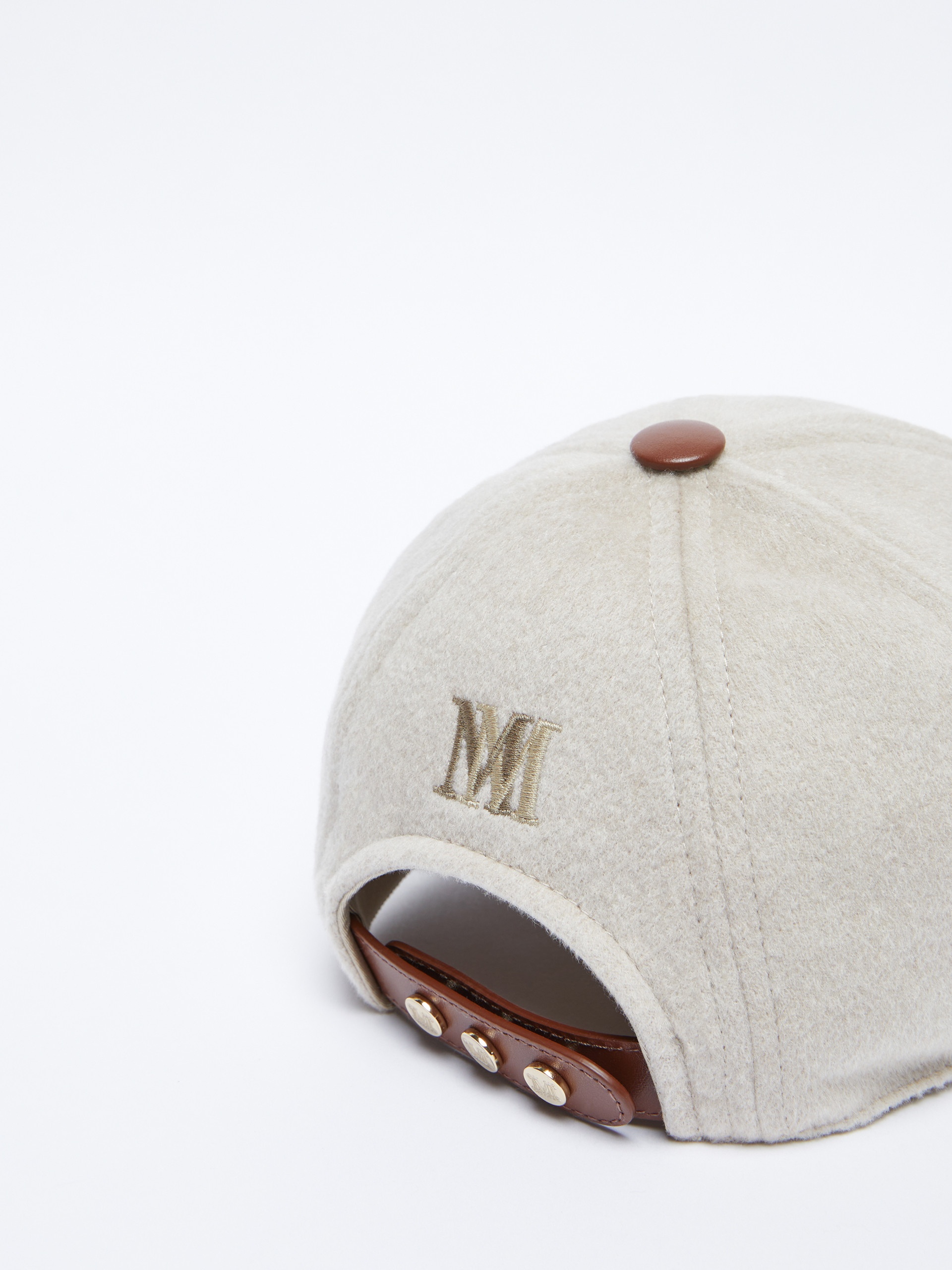 OBLIQUA Cashmere baseball cap - 2