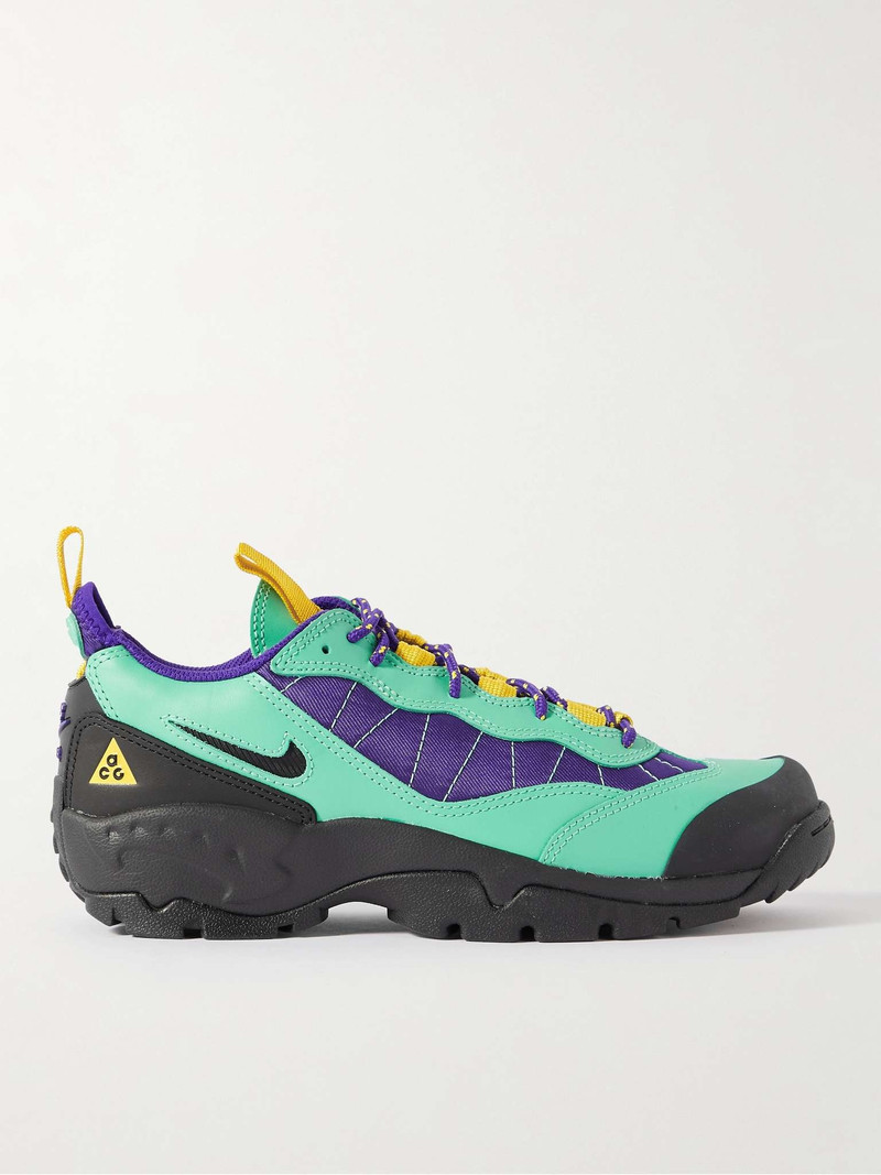 ACG Air Mada Rubber-Trimmed Leather and Mesh Hiking Sneakers - 1