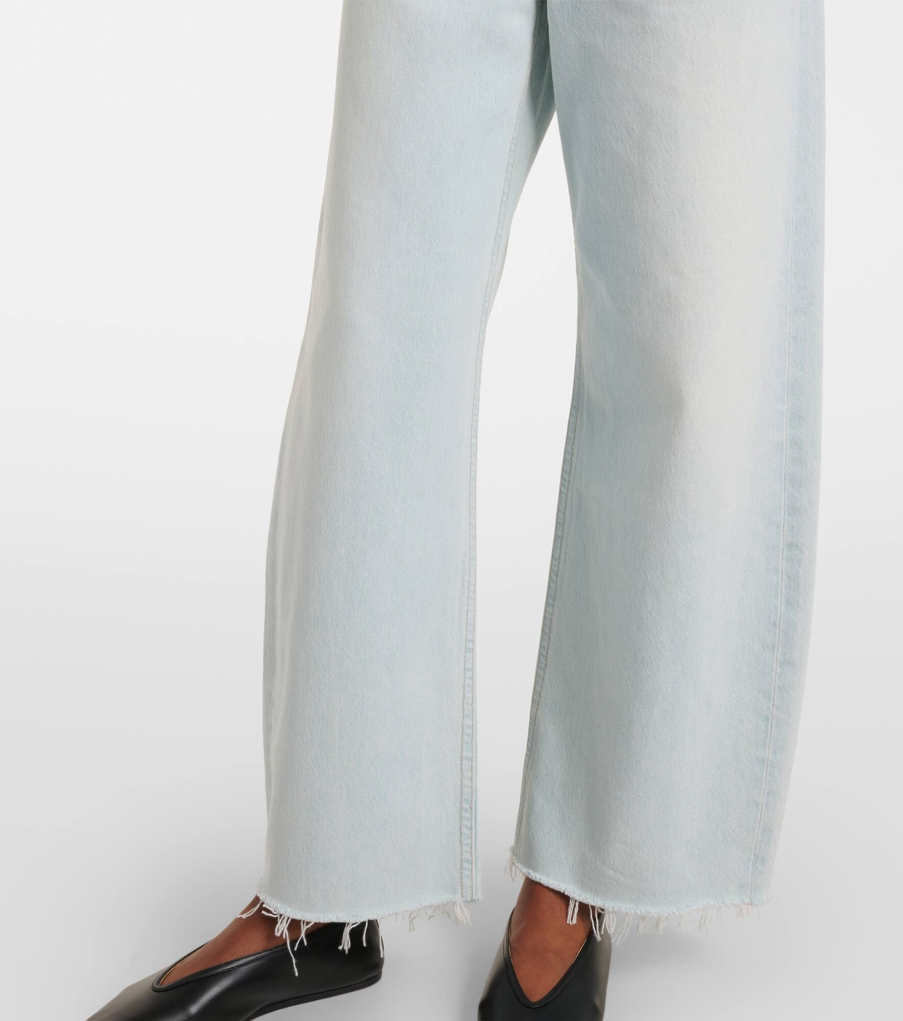 Mid-rise barrel-leg jeans - 5