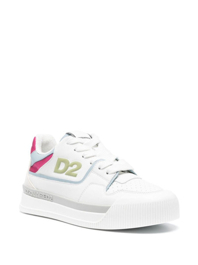 DSQUARED2 New Jersey leather sneakers outlook
