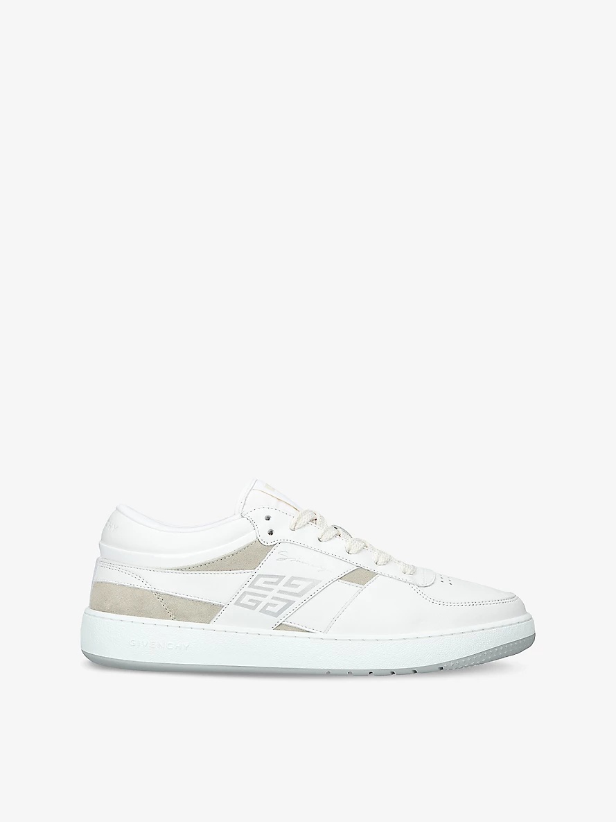 Givenchy G Move leather and suede low-top trainers selfridges