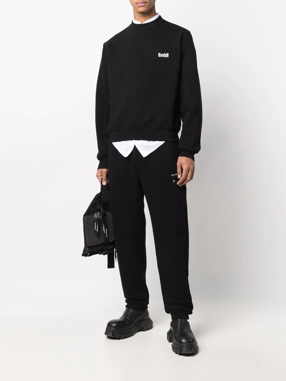 logo-leg track pants - 2